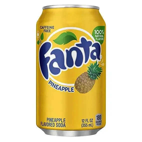 Fanta pineapple soda can