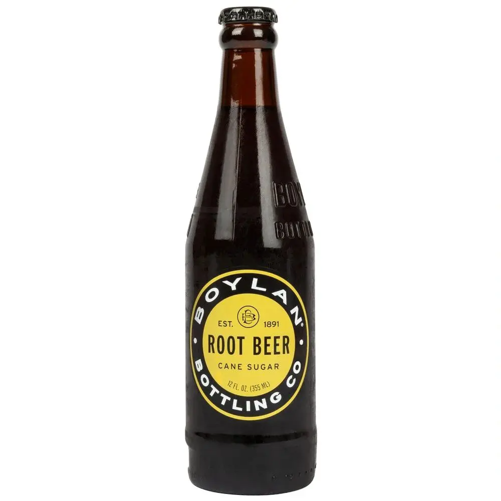 Classic root beer glass bottle