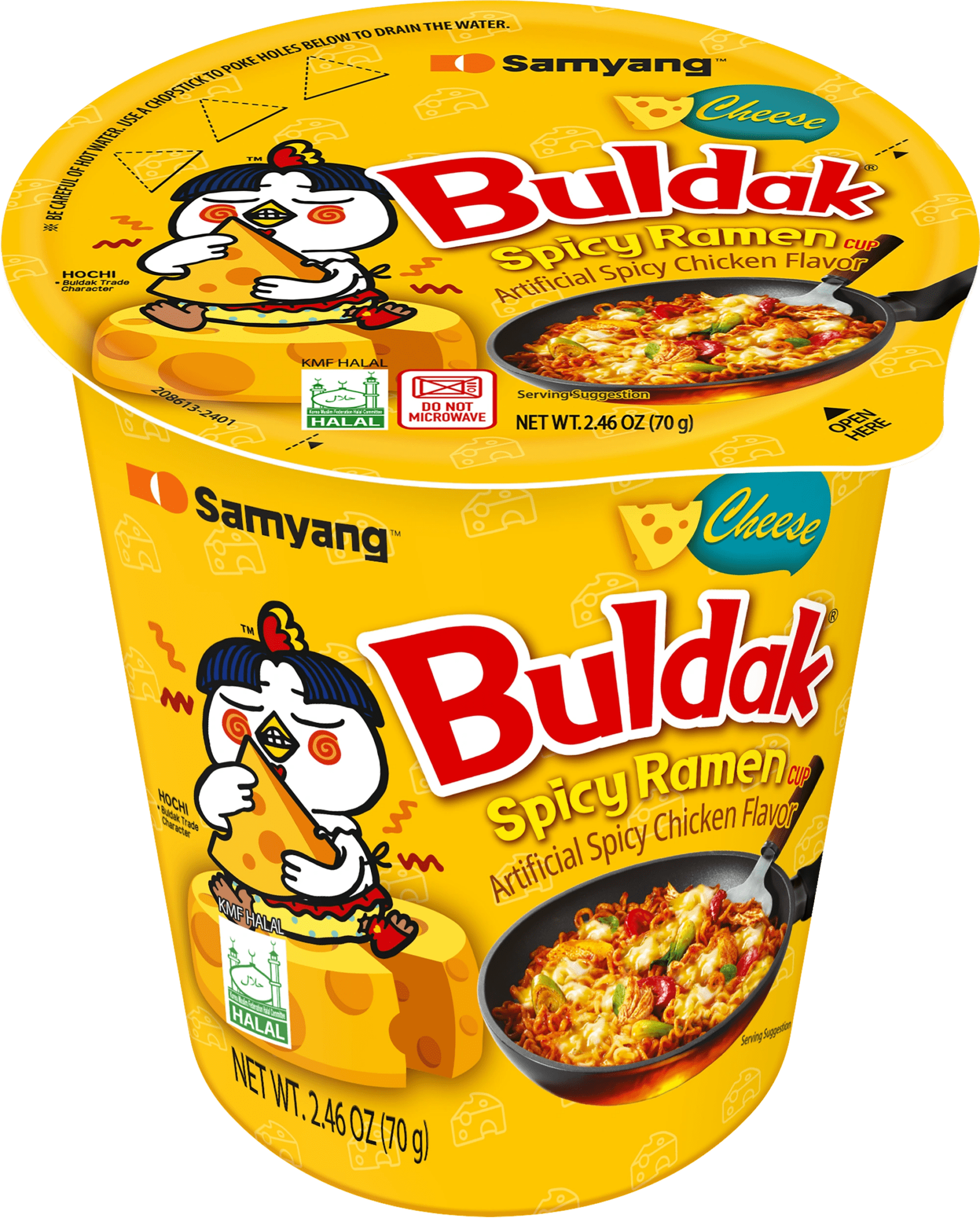 Samyang Buldak cheese ramen packaging