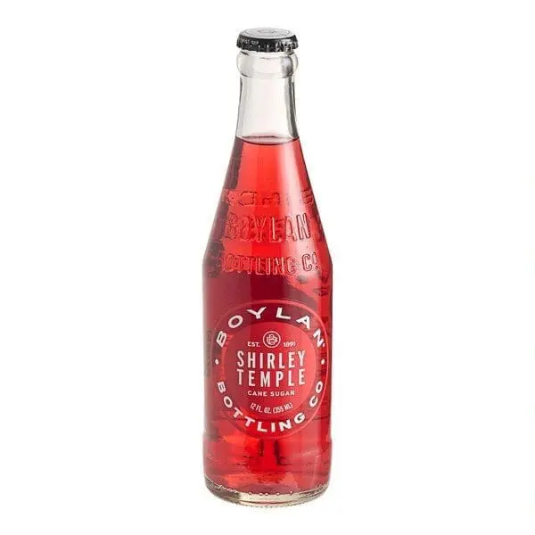 Boylan glass soda bottle