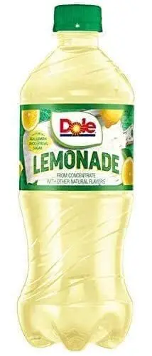 Dole lemonade plastic bottle
