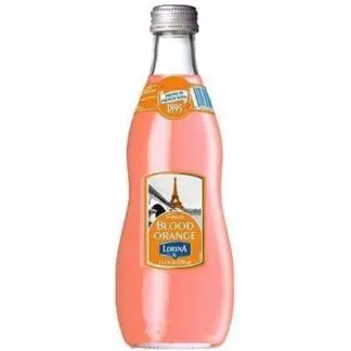 Pink Lorina soda beverage