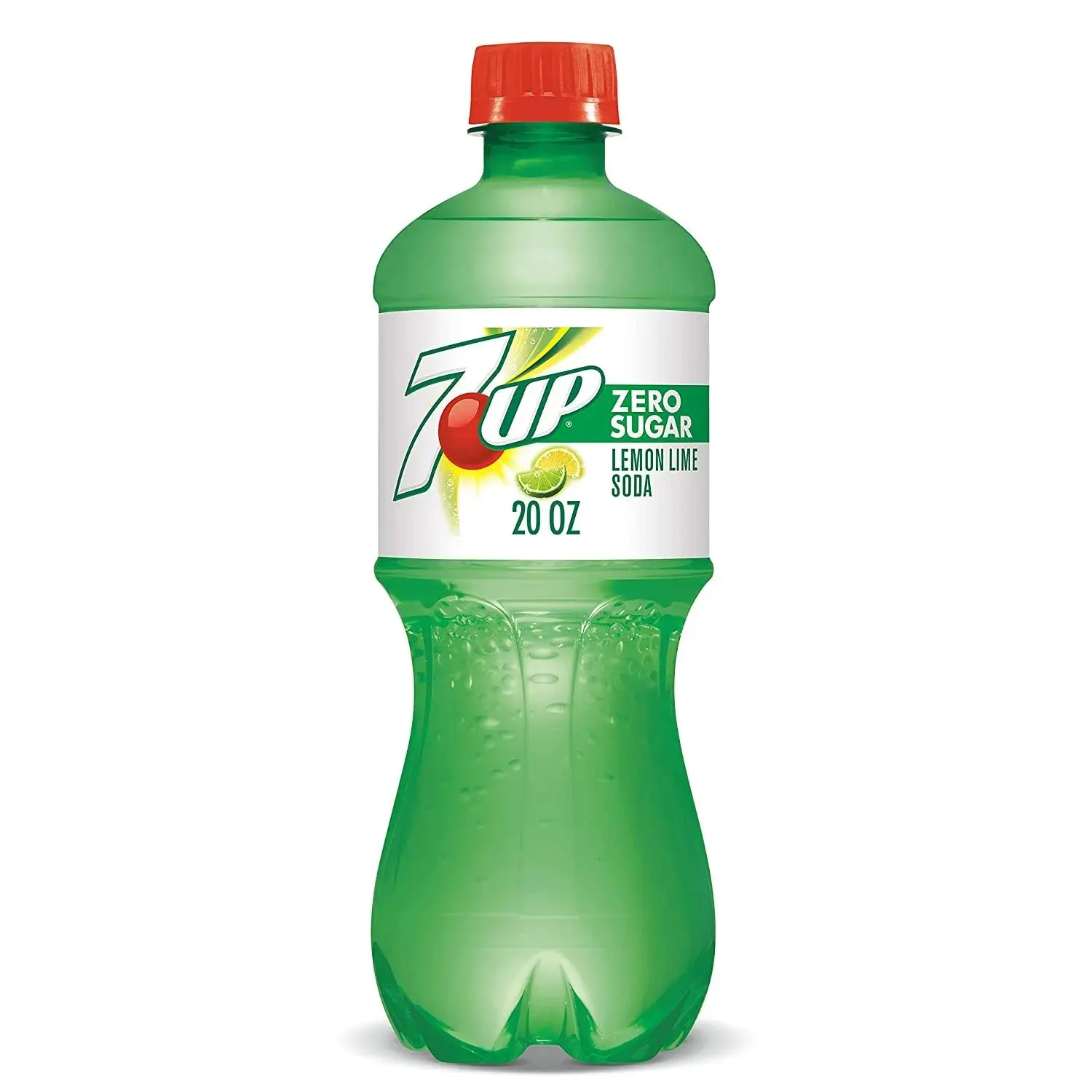 Lemon lime soda bottle