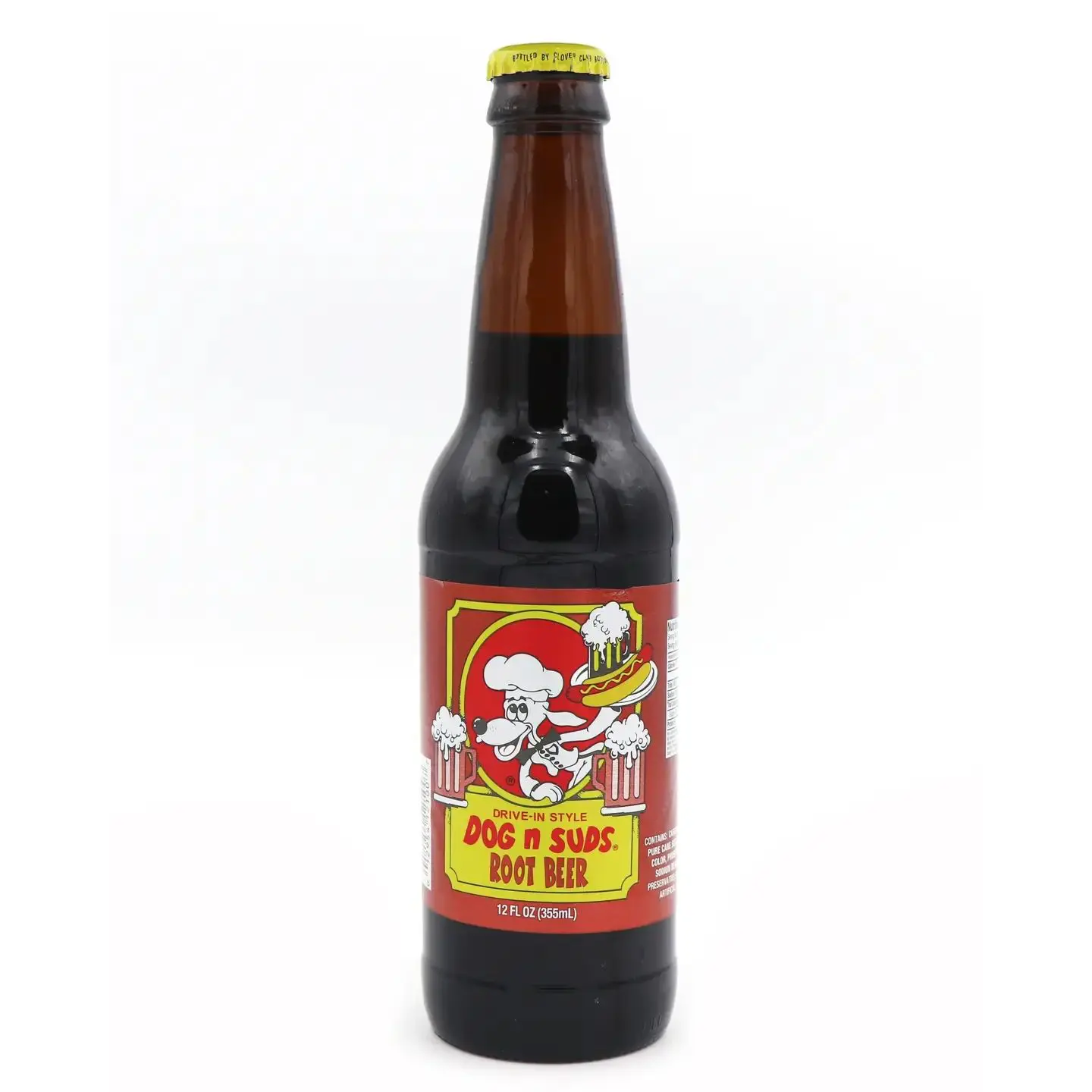 Dog n Suds root beer bottle