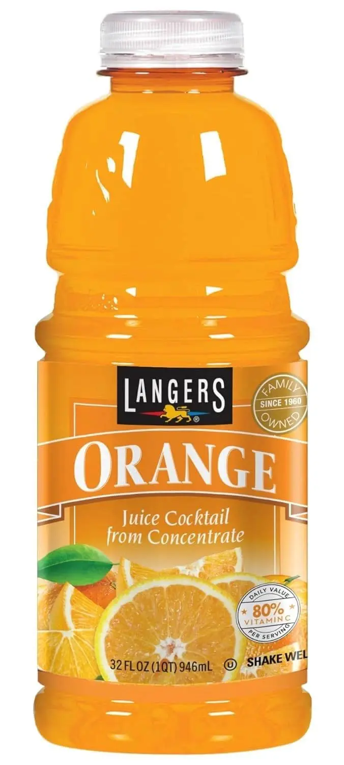 Langers orange juice concentrate