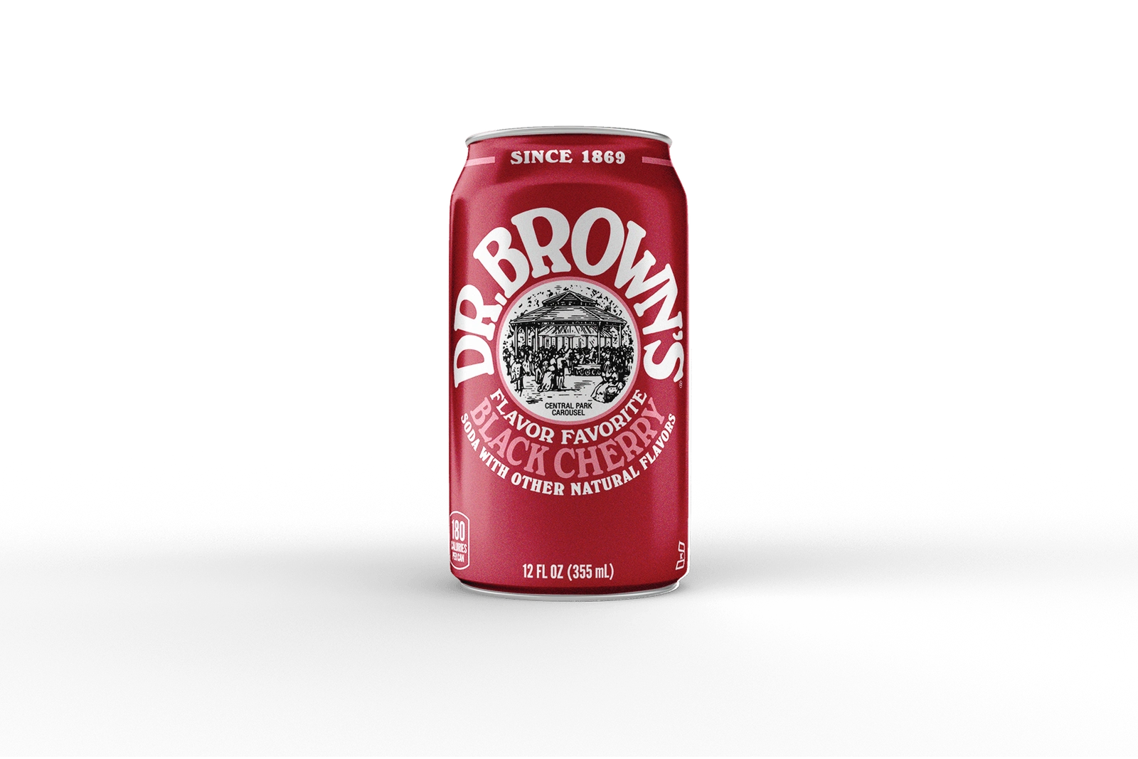 Dr. Brown's Black Cherry soda can
