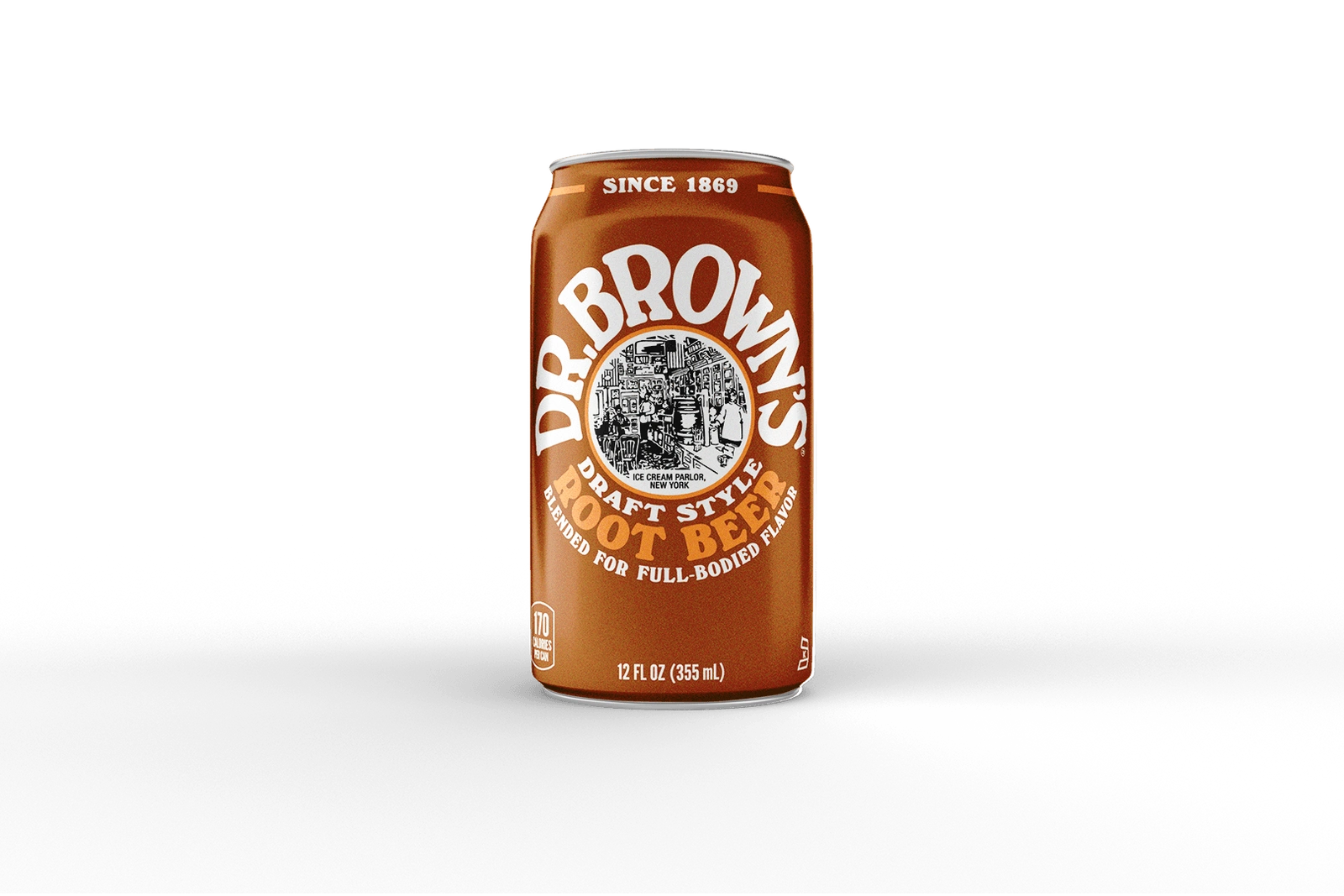 Dr. Brown's Root Beer can