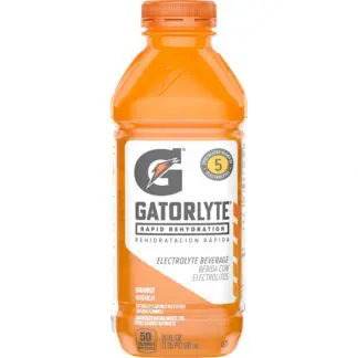 Orange Gatorlyte drink for hydration