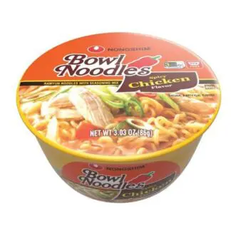 Ready-to-eat chicken ramen cup
