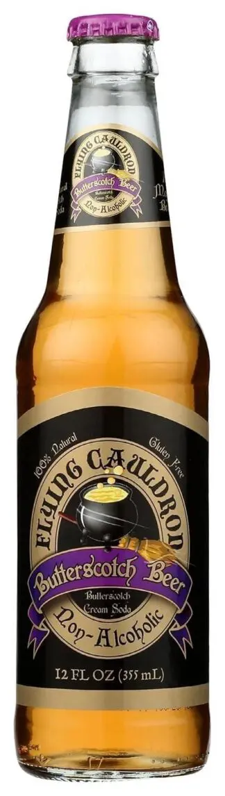 Flying Cauldron butterscotch beverage bottle