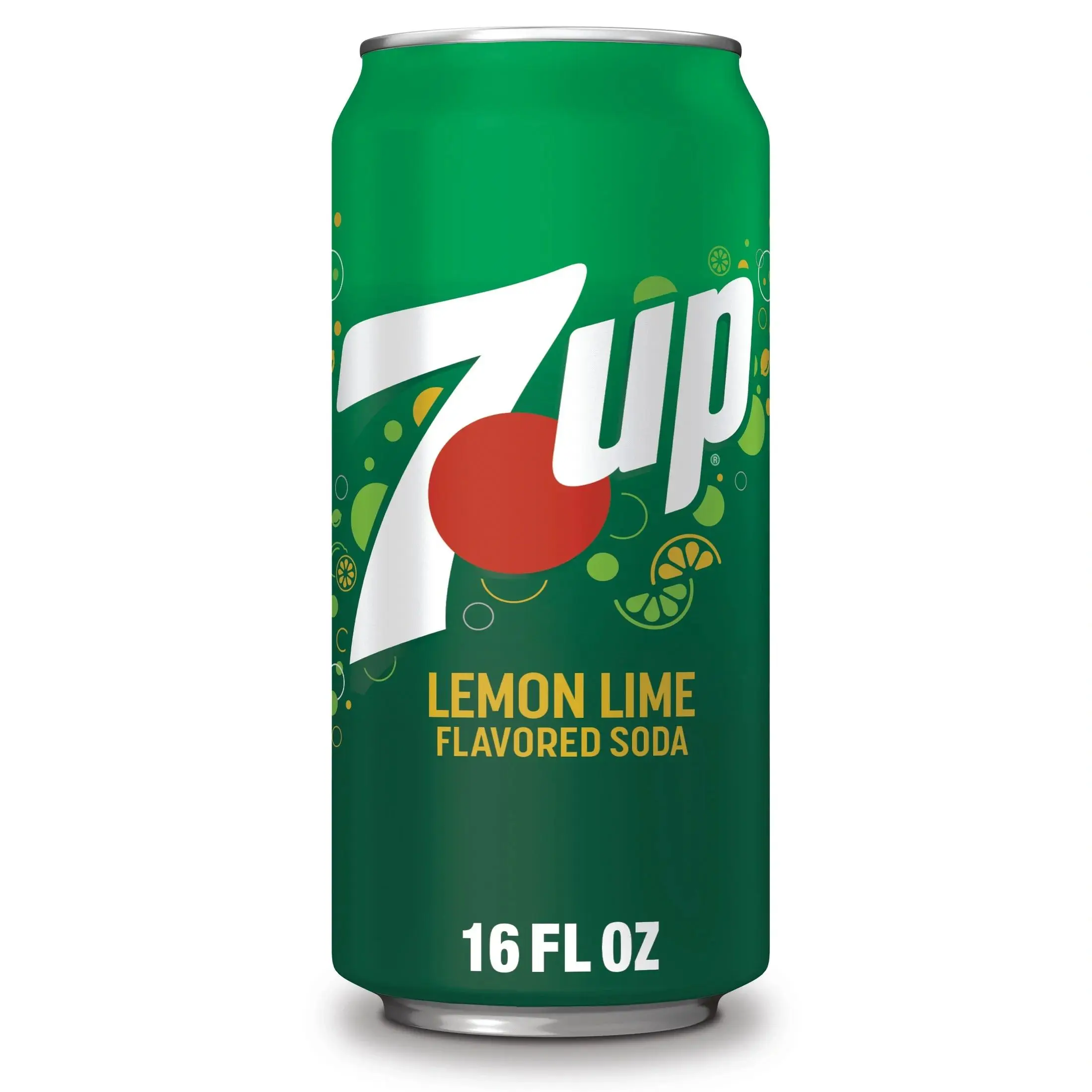 Green 7Up soda can design