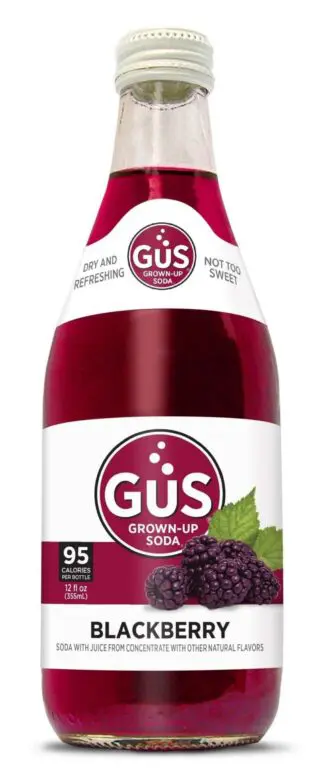 Gus blackberry soda label