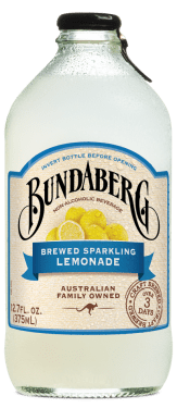 Bundaberg brewed sparkling lemonade bottle