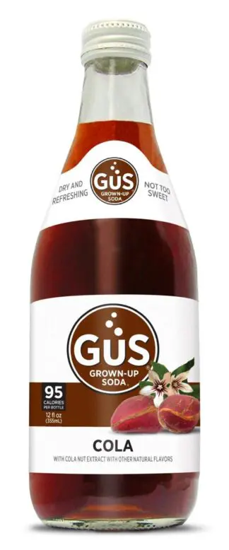 Gus soda bottle with cola flavor