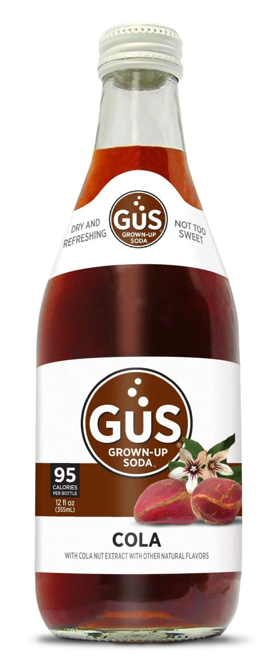 Gus soda bottle with cola flavor