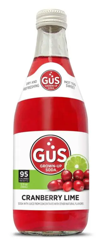 Refreshing cranberry lime beverage