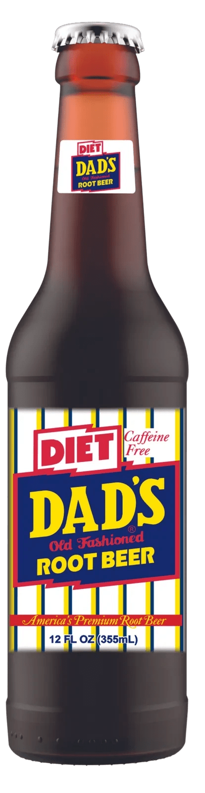 Diet Dad's Root Beer bottle