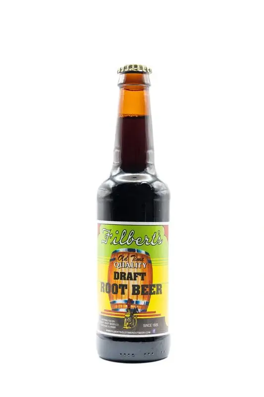 Classic draft root beer bottle