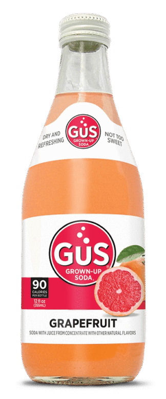 Grapefruit Grown-Up Soda bottle