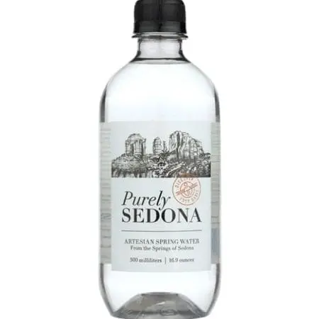 Purely Sedona bottled spring water