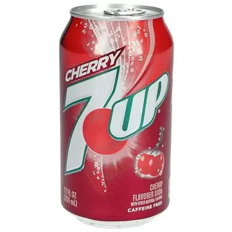 Cherry 7UP soda can