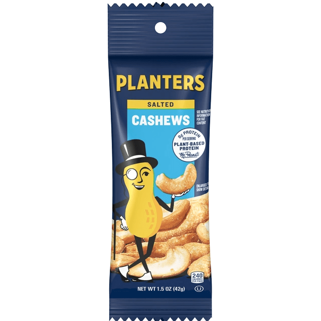 Planters salted cashews snack pack