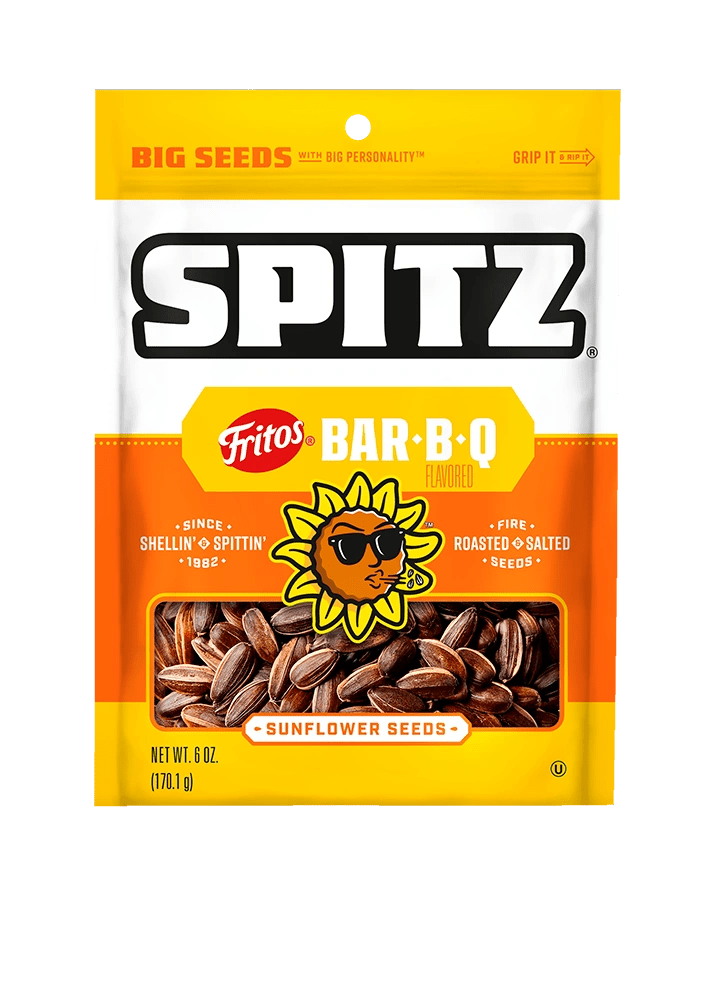 Spitz Bar-B-Q sunflower seeds package
