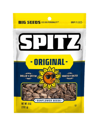 Bag of roasted sunflower seeds