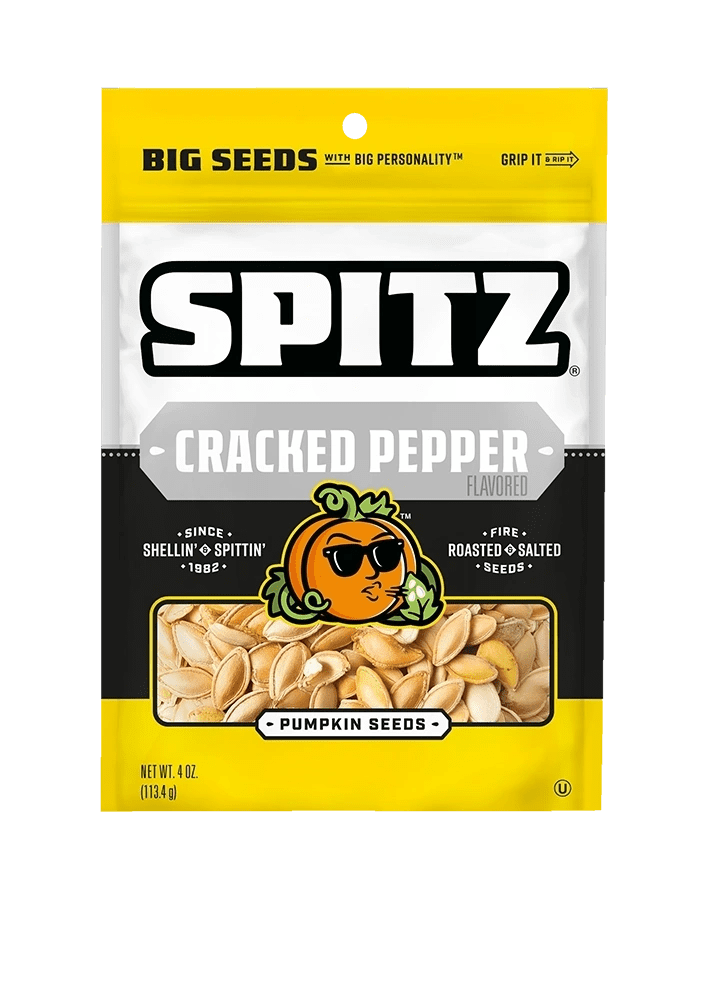 Pumpkin seeds with cracked pepper flavor