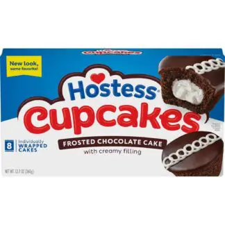 Hostess frosted chocolate cupcakes packaging