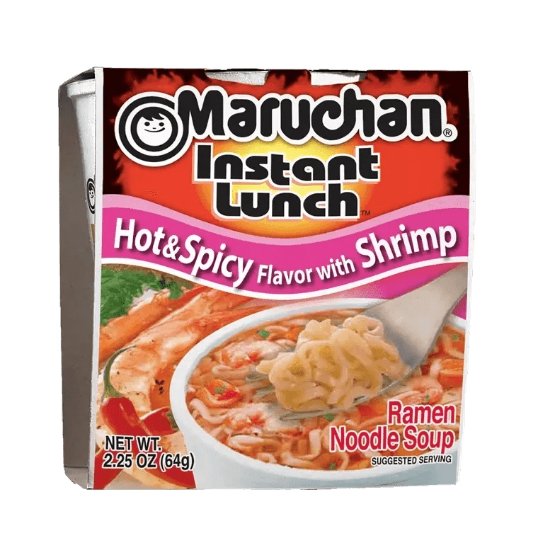 Hot and spicy shrimp noodles