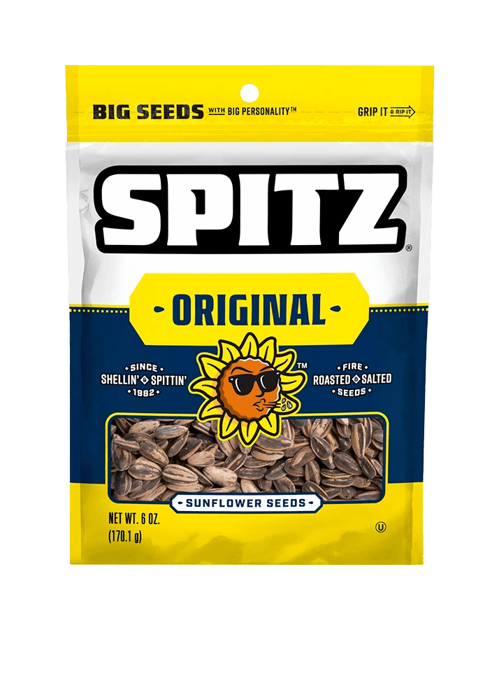 Bag of roasted sunflower seeds