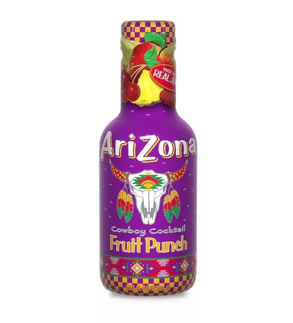 Arizona Fruit Punch bottle, colorful design