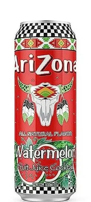 Colorful Arizona Watermelon drink packaging