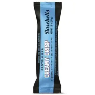 Protein bar in blue wrapper