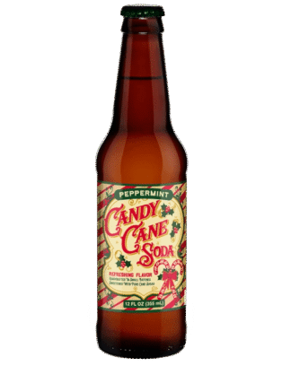Festive holiday soda drink