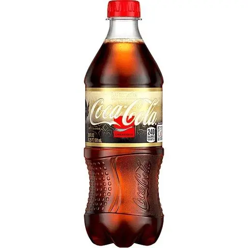 Coca-Cola Creations bottle with red cap