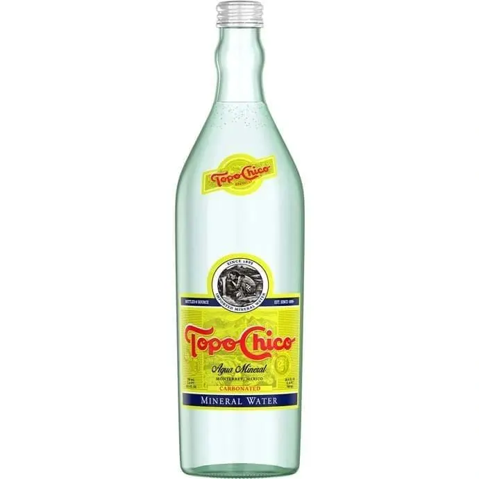 Topo Chico mineral water packaging