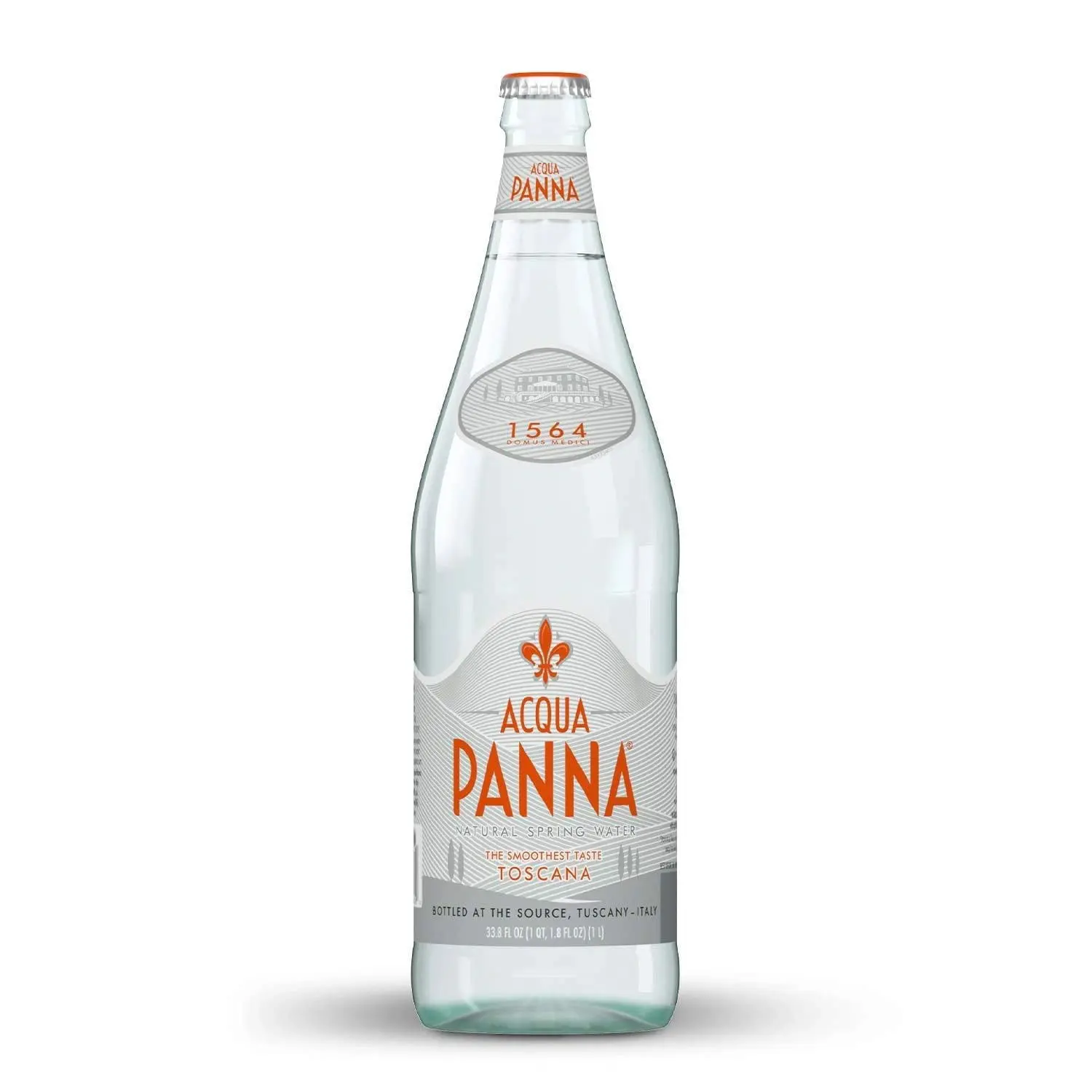 Acqua Panna mineral water bottle