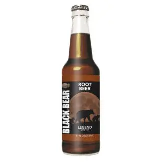 Black Bear beverage with moon design