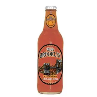 Vintage-style orange soda packaging