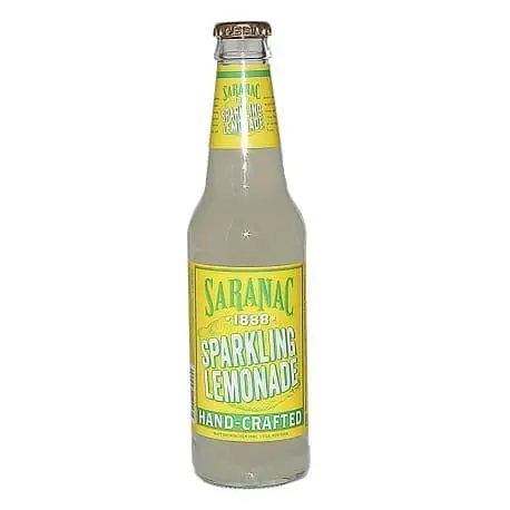 Saranac hand-crafted sparkling lemonade bottle