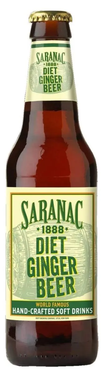 Brown glass soda bottle