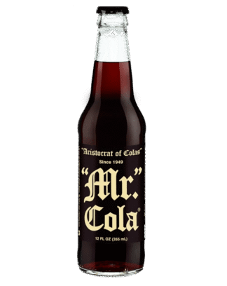Mr. Cola since 1949 beverage