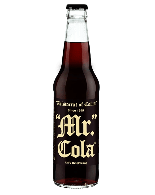 Mr. Cola since 1949 beverage