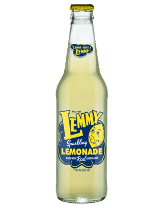Lemmy sparkling lemonade bottle