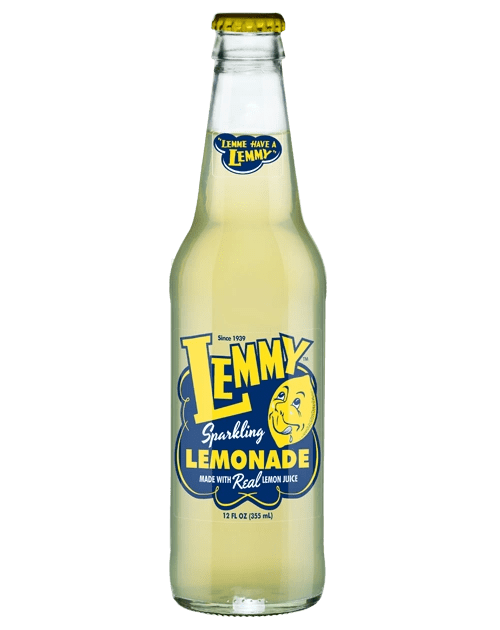 Lemmy sparkling lemonade bottle