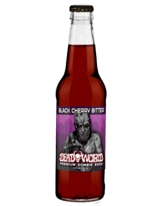 Dead World black cherry bitter drink
