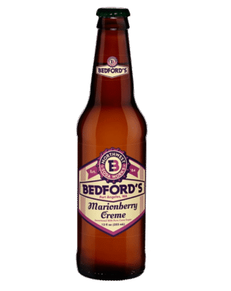 Bedford's Marionberry Creme soda bottle