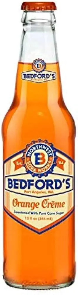Orange crème soda bottle